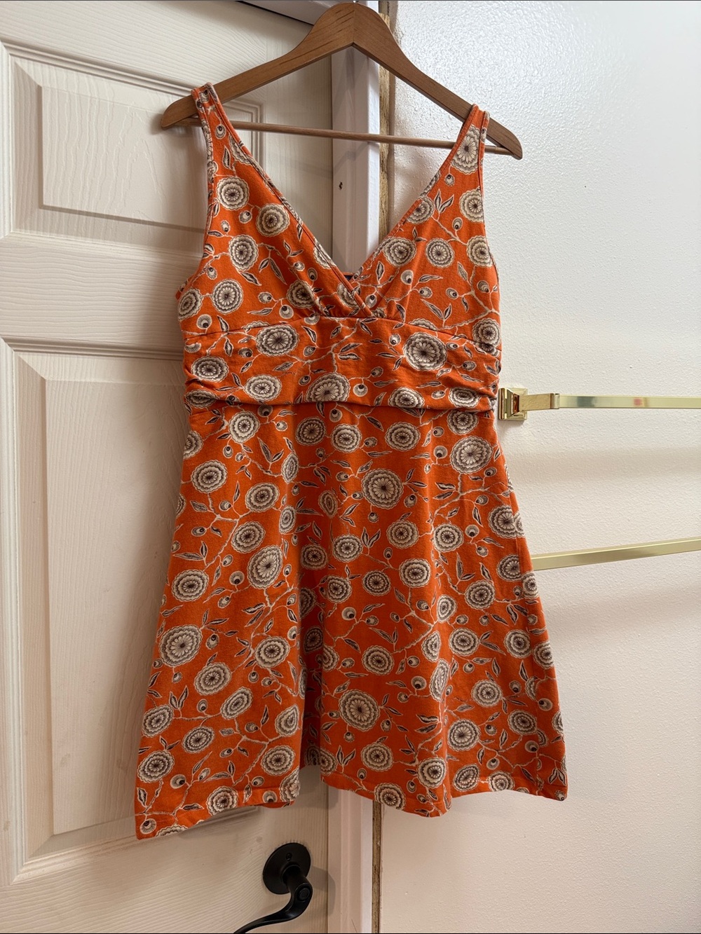 Patagonia Orange Floral Sundress